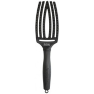 Olivia Garden Fingerbrush Care ionic Boar & Nilon Full Black Medium_Щітка масажна Olivia Garden Fingerbrush Care ionic Boar & Nilon Full Black Medium_Щітка масажна