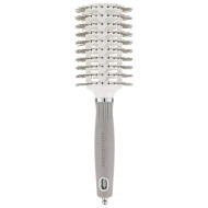 Olivia Garden Expert Blowout Vent Double Bristles White & Grey 45_Брашинг