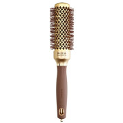 Olivia Garden Expert Blowout Speed Wavy Bristles Gold & Brown 35_Термобрашинг для волосся Olivia Garden Expert Blowout Speed Wavy Bristles Gold & Brown 35_Термобрашинг для волосся