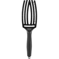 Olivia Garden Fingerbrush Boar & Nilon Medium Black Onyx_Щітка для волосся Olivia Garden Fingerbrush Boar & Nilon Medium Black Onyx_Щітка для волосся