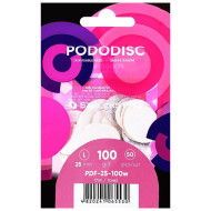 Staleks Expert PDF-25-100w_Змінні файли білі для педикюрного диска PODODISC L 100грит (50 шт) Staleks Expert PDF-25-100w_Змінні файли білі для педикюрного диска PODODISC L 100грит (50 шт)