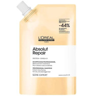 L'Oreal Absolut Repair Shampoo_Шампунь для відновлення пошкодженого волосся Refill Recharge 1000мл L'Oreal Absolut Repair Shampoo_Шампунь для відновлення пошкодженого волосся Refill Recharge 1000мл