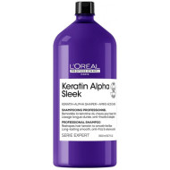 L'Oreal Keratin Alpha Sleek_Шампунь для гладкості та контролю пухнастості волосся 1500мл L'Oreal Keratin Alpha Sleek_Шампунь для гладкості та контролю пухнастості волосся 1500мл