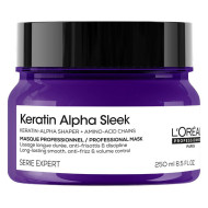 L'Oreal Keratin Alpha Sleek_Маска для гладкості та контролю пухнастості волосся 250мл L'Oreal Keratin Alpha Sleek_Маска для гладкості та контролю пухнастості волосся 250мл