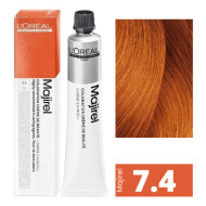 L'Oreal Professionnel Majirel Стійка крем-фарба для волосся_7.4 блондин мідний 60мл L'Oreal Professionnel Majirel Стійка крем-фарба для волосся_7.4 блондин мідний 60мл