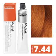L'Oreal Professionnel Majirel Стійка крем-фарба для волосся_7.44 блондин глибокий мідний 60мл L'Oreal Professionnel Majirel Стійка крем-фарба для волосся_7.44 блондин глибокий мідний 60мл