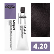 L'Oreal Professionnel Majirel Стійка крем-фарба для волосся_4.20 шатен глибокий перламутровий 60мл L'Oreal Professionnel Majirel Стійка крем-фарба для волосся_4.20 шатен глибокий перламутровий 60мл