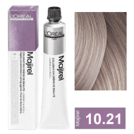 L'Oreal Professionnel Majirel Стійка крем-фарба для волосся_10.21 супер світлий блондин перламутровий попеляс L'Oreal Professionnel Majirel Стійка крем-фарба для волосся_10.21 супер світлий блондин перламутровий попеляс