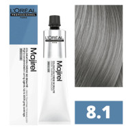 L'Oreal Professionnel Majirel Стійка крем-фарба для волосся_8.1 світлий блондин попелястий 60мл L'Oreal Professionnel Majirel Стійка крем-фарба для волосся_8.1 світлий блондин попелястий 60мл