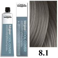 L'Oreal Professionnel Majirel Cool Corver Стійка крем-фарба_8.1 світлий блондин попелястий 60мл L'Oreal Professionnel Majirel Cool Corver Стійка крем-фарба_8.1 світлий блондин попелястий 60мл