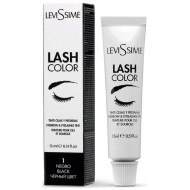 LeviSsime Black 1_ Фарба для брів і вій чорний колір 15мл LeviSsime Black 1_ Фарба для брів і вій чорний колір 15мл