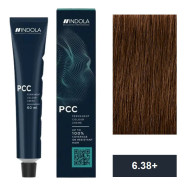 Indola Permanent Color Cream Перманентна крем-фарба_6.38+ Темний блонд золотистий шоколадний інтенсивний 60мл