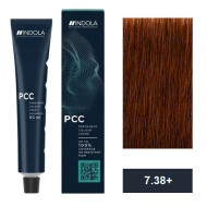 Indola Permanent Color Cream Перманентна крем-фарба_7.38+ Середній блонд золотистий шоколадний інтенсивний 60