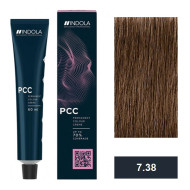 Indola Permanent Color Cream Перманентна крем-фарба_7.38 Середній блонд золотистий шоколадний 60мл