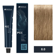 Indola Permanent Color Cream Перманентна крем-фарба_8.0 Світлий блонд натуральний 60мл Indola Permanent Color Cream Перманентна крем-фарба_8.0 Світлий блонд натуральний 60мл