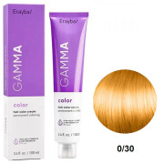 Erayba Gamma Color Стійка крем-фарба для волосся_0/30 золотий мікстон 100мл