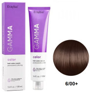 Erayba Gamma Color Стійка крем-фарба для волосся_6/00+ інтенсивний натуральний темний блонд 100мл Erayba Gamma Color Стійка крем-фарба для волосся_6/00+ інтенсивний натуральний темний блонд 100мл