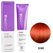 Erayba Gamma Color Стійка крем-фарба для волосся_0/40 мідний мікстон 100мл