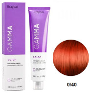 Erayba Gamma Color Стійка крем-фарба для волосся_0/40 мідний мікстон 100мл Erayba Gamma Color Стійка крем-фарба для волосся_0/40 мідний мікстон 100мл