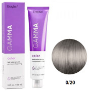 Erayba Gamma Color Стійка крем-фарба для волосся_0/20 срібний мікстон 100мл