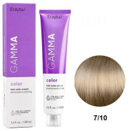 Erayba Gamma Color Стійка крем-фарба для волосся_7/10 попелястий блонд 100мл