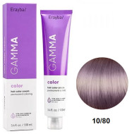 Erayba Gamma Color Стійка крем-фарба для волосся_10/80 екстра-світлий фіолетовий блонд 100мл Erayba Gamma Color Стійка крем-фарба для волосся_10/80 екстра-світлий фіолетовий блонд 100мл