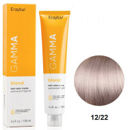 Erayba Gamma Blond Стійка крем-фарба для волосся_12/22 насичений перломутровий спеціальний блондин 100мл Erayba Gamma Blond Стійка крем-фарба для волосся_12/22 насичений перломутровий спеціальний блондин 100мл