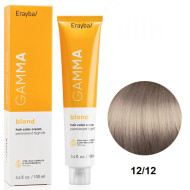 Erayba Gamma Blond Стійка крем-фарба для волосся_12/12 перломутрово-попелястий спеціальний блондин 100мл Erayba Gamma Blond Стійка крем-фарба для волосся_12/12 перломутрово-попелястий спеціальний блондин 100мл