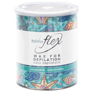 ItalWax Flex Теплий комбінований віск для депіляції у банці Аквамарин / Aquamarine 800мл_ ItalWax Flex Теплий комбінований віск для депіляції у банці Аквамарин / Aquamarine 800мл_