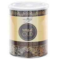ItalWax Flex Теплий комбінований віск для депіляції у банц Уд / Oud 800мл_