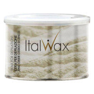 ItalWax Теплий віск для депіляції у банці Оксид цинку / Zinc Oxide 400мл_