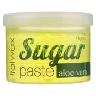 ItalWax Sugar Pasta Organic line_Цукрова паста в банці Алое вера / Aloe Vera 750 г ItalWax Sugar Pasta Organic line_Цукрова паста в банці Алое вера / Aloe Vera 750 г