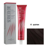 Brelil Sericolor Стійка крем-фарба для волосся_4 шатен 100мл Brelil Sericolor Стійка крем-фарба для волосся_4 шатен 100мл