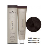 Brelil Colorianne Prestige Стійка крем-фарба для волосся_5-38 світло-каштановий шоколадний 100мл Brelil Colorianne Prestige Стійка крем-фарба для волосся_5-38 світло-каштановий шоколадний 100мл