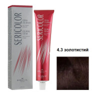 Brelil Sericolor Стійка крем-фарба для волосся_4.3 золотистий шатен 100мл Brelil Sericolor Стійка крем-фарба для волосся_4.3 золотистий шатен 100мл