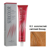 Brelil Sericolor Стійка крем-фарба для волосся_8.3 золотистий світлий блонд 100мл Brelil Sericolor Стійка крем-фарба для волосся_8.3 золотистий світлий блонд 100мл