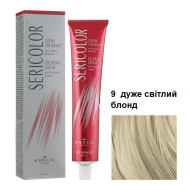 Brelil Sericolor Стійка крем-фарба для волосся_9 дуже світлий блонд 100мл Brelil Sericolor Стійка крем-фарба для волосся_9 дуже світлий блонд 100мл