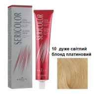 Brelil Sericolor Стійка крем-фарба для волосся_10 дуже світлий блонд платиновий 100мл Brelil Sericolor Стійка крем-фарба для волосся_10 дуже світлий блонд платиновий 100мл