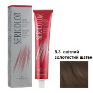 Brelil Sericolor Стійка крем-фарба для волосся_5.3світлий золотистий шатен 100мл Brelil Sericolor Стійка крем-фарба для волосся_5.3світлий золотистий шатен 100мл