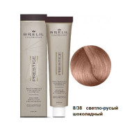Brelil Colorianne Prestige Стійка крем-фарба для волосся_8-38 світло-русявий шоколадний 100мл Brelil Colorianne Prestige Стійка крем-фарба для волосся_8-38 світло-русявий шоколадний 100мл