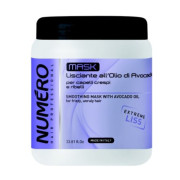 Brelil Numero Smoothing Mask With Avocado Oil Розгладжуюча маска для волосся з маслом авокадо 1000мл Brelil Numero Smoothing Mask With Avocado Oil Розгладжуюча маска для волосся з маслом авокадо 1000мл
