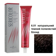 Brelil Sericolor Стійка крем-фарба для волосся_6.01 натуральний темний попелястий блонд 100мл Brelil Sericolor Стійка крем-фарба для волосся_6.01 натуральний темний попелястий блонд 100мл