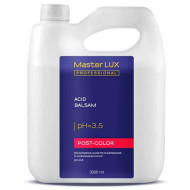 Master LUX Post-Color Balsam_Бальзам кислотний після фарбування та освітлення 3000мл Master LUX Post-Color Balsam_Бальзам кислотний після фарбування та освітлення 3000мл