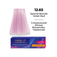 Master LUX Стійка крем-фарба для волосся_12.65 Спеціальний блонд фіолетово-червоний 60мл Master LUX Стійка крем-фарба для волосся_12.65 Спеціальний блонд фіолетово-червоний 60мл