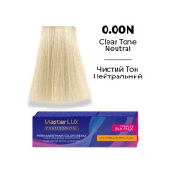 Master LUX Стійка крем-фарба для волосся_0.00N Чистий тон нейтральний 60мл Master LUX Стійка крем-фарба для волосся_0.00N Чистий тон нейтральний 60мл