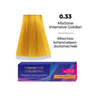 Master LUX Стійка крем-фарба для волосся_0.33 Мікстон Інтенсивно-Золотистий 60мл Master LUX Стійка крем-фарба для волосся_0.33 Мікстон Інтенсивно-Золотистий 60мл