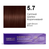 Master LUX Elegance Toner Демі-перманентна крем-фарба_5.7 Світлий шатен коричневий 100мл Master LUX Elegance Toner Демі-перманентна крем-фарба_5.7 Світлий шатен коричневий 100мл