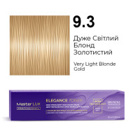 Master LUX Elegance Toner Демі-перманентна крем-фарба_9.3 Дуже світлий блонд золотистий 100мл Master LUX Elegance Toner Демі-перманентна крем-фарба_9.3 Дуже світлий блонд золотистий 100мл