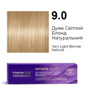Master LUX Infinite Gloss Демі-перманентна крем-фарба_9.0 Дуже світлий блонд натуральний 60мл Master LUX Infinite Gloss Демі-перманентна крем-фарба_9.0 Дуже світлий блонд натуральний 60мл