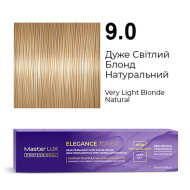Master LUX Elegance Toner Демі-перманентна крем-фарба_9.0 Дуже світлий блонд натуральний 100мл Master LUX Elegance Toner Демі-перманентна крем-фарба_9.0 Дуже світлий блонд натуральний 100мл